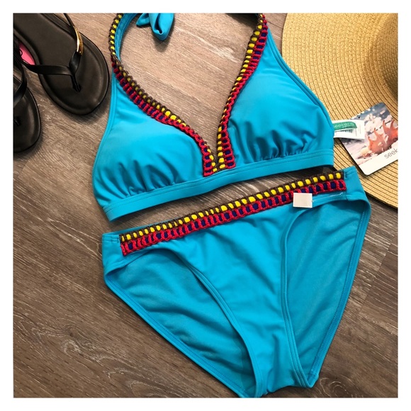 Seekers Australia Other - NWT Sun Seekers turquoise bikini with detail.